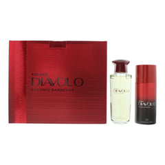Antonio Banderas Diavolo 2 Piece Gift Set: Eau de Toilette, Deodorant Spray