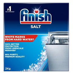Finish Dishwasher Salt Reduce White Marks Protects Limescale Residues 2Kg