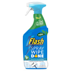Flash Spray Wipe Done Anti Bac Bathroom Soap Scum Cleaner White Blossom 800ml