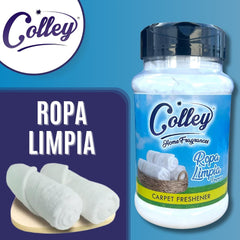 Colley Home Fragrances Ropa Limpia Fragrance Carpet Fabric Freshener Powder 500g