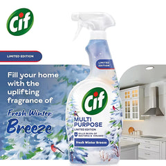 Cif Multi Purpose Fresh Winter Breeze Limited Edition Surface Clean Spray 750ml