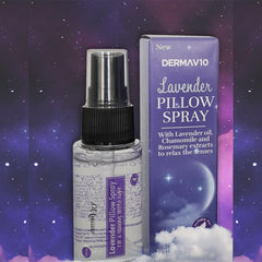 Derma V10 Lavender Pillow Spray 30ml Sleep Aid Aromatherapy