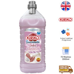Kiriko Talco Concentrated Laundry Clothes Fabric Softener 72 Washes 2L