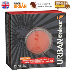 Fudge Urban Colour Hair Chalk Vibrant Red Hot Pepper Temporary Pastel Shades 4G
