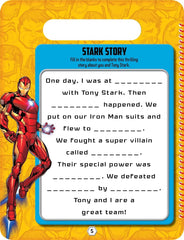 Marvel Avengers Iron Man Clean Wipe Activities Book For Kids Draw Write Repeat