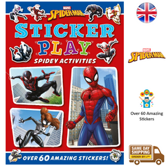 Marvel Spider Man Sticker Play With Amazing Stickers For Kids Childrens Girl Boy