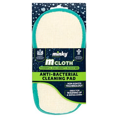 Minky Anti-Bacterial Cleaning Pad Microfibre Dish Kitchen Surface Cleaner