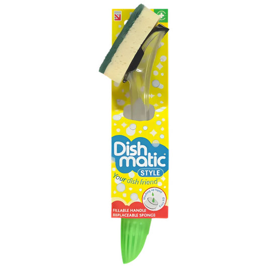 Dismatic Fillabble Handle Replaceable Sponge Cleans Dirt Grease Remover