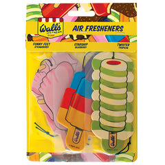Walls Hanging Car Scented Air Freshener Odor Neutralizer Fragrance 3 Pack