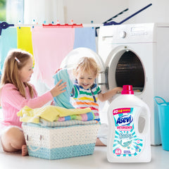 Asevi Laundry Detergent Liquid Gel For Baby 44 Washes 2376ml
