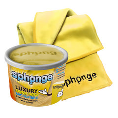 Sph2Onge Luxury Microfibre Yellow Tub Extra Thick Dirt Cleaner Remover