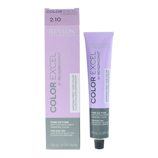 Revlon Color Excel 2.10 Blue Black Hair Colour 70ml For Women