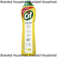 Cif Surface Cleaner Cream Tough Dirt Cleaner Limescale Remover Lemon 500ml