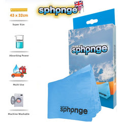 Sph2Onge Cleaning Cloth Non Drip Super Absorbent Surface Dirt Cleaner Blue