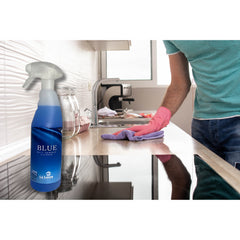 La Lucca Blue Hard Multi-Surface Cleaner Liquid Spray 750ml Tiles Glass Mirrors