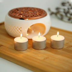 Airpure Tea Lights Nightlight Unscented Candles Upto 4 Hour Burn Time 15Pk