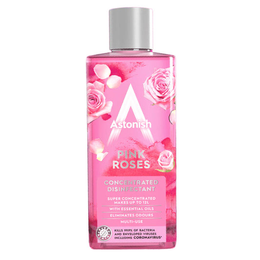 Astonish Concentrated Disinfectant Pink Roses Multi Use Liquid Fragrance 300ml