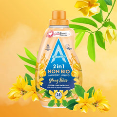 Astonish 2 In 1 Non Bio Laundry Liquid Ylang Bliss Super Concentrated 840ml 28W