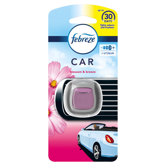 Febreze Blossom & Breeze Car Clip Air Freshener Liquid 2ml Bring Springtime Car
