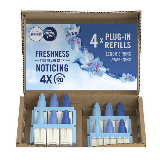 Febreze 3Volution Air Freshener Plug Refill Spring Awakening Alternating Scents