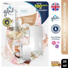 Glade Electric Plugin Scented Oil Refill Freshener Romantic Vanilla Blossom 20ml