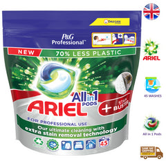 Ariel All In 1 Pods Stain Buster Laundry Detergent Liquid Capsule Tablet 45 Wash