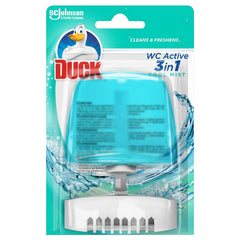 Duck WC Active 3In1 Cool Mist Toilet Liquid Rimblock Cleans Freshens Every Flush