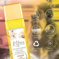 Kifra Orchid Concentrated Final Laundry Rinse Fragrance Gentle Cloth 80W 200ml