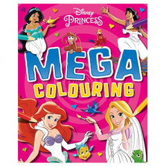 Disney Princess Mega Colouring Book Favourite Characters For Kids Boys Girls