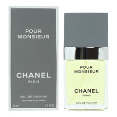 Chanel Pour Monsieur Eau de Parfum 75ml Mens Fragrance Spray