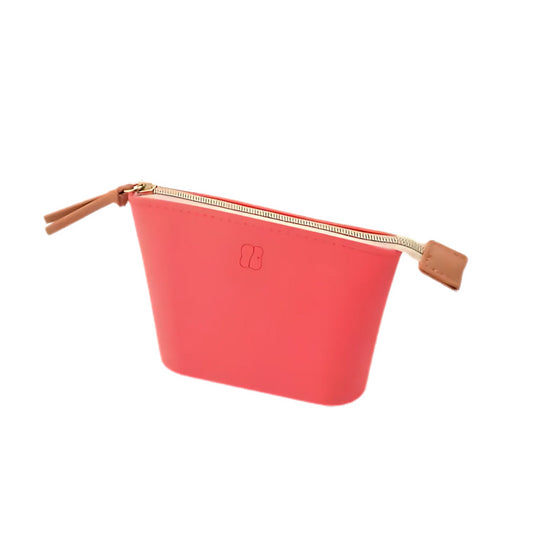 Bloomin Bag Small Wide Open Pouch Cosmetic Smallgift Coinpurse Poppy Red