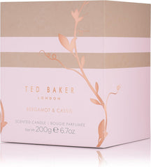 Ted Baker London Luxury Scented Candle Bergamot & Cassis Christmas Gift 200G