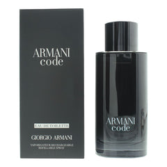 Giorgio Armani Code Pour Homme Refillable EDT 125ml Mens Fragrance Spray