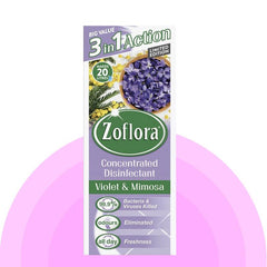 Zoflora Multipurpose Concentrated Disinfectant Violet & Mimosa Cleaner 120ml