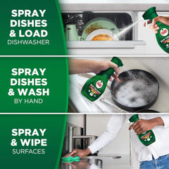 Fairy Skip The Soak Dish Power Spray Fresh Effective 100% Kitchen Grease 650ml