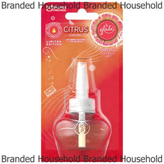 Glade Electric Plugin Citrus Sunny Beat Scented Oil Fragrance Air Refill 20ml