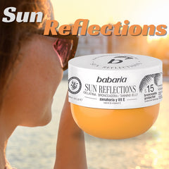 Babaria Tanning Jelly Spf 15 Medium Sun Reflections Carrot & Vitamin E 300ml