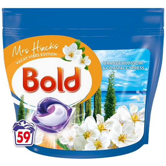 Bold All In 1 Pods Laundry Detergent Orange Blossom & Coastal Cypress 59W