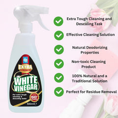 Dri Pak White Vinegar Spray Mirror Glass Surface Cleaner 500ml