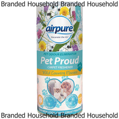 Airpure Pet Proud Carpet Freshener Odour Eliminator Wild Country Flower 350G
