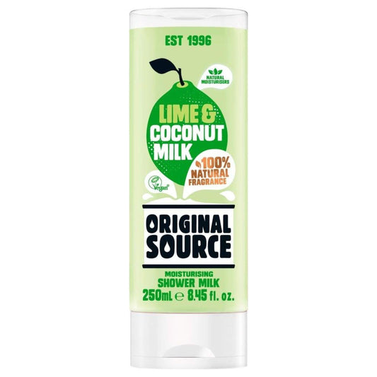 Original Source Body Shower Milk Gel Lime Coconut Milk Fresh Natural Scent 250ml