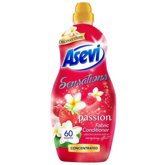 Asevi Fabric Conditioner Concentrate Passion Laundry Liquid 60 Washes 1.32L