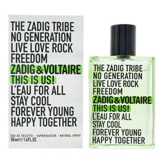Zadig & Voltaire This Is Us! Eau de Toilette 50ml Unisex Fragrance Spray