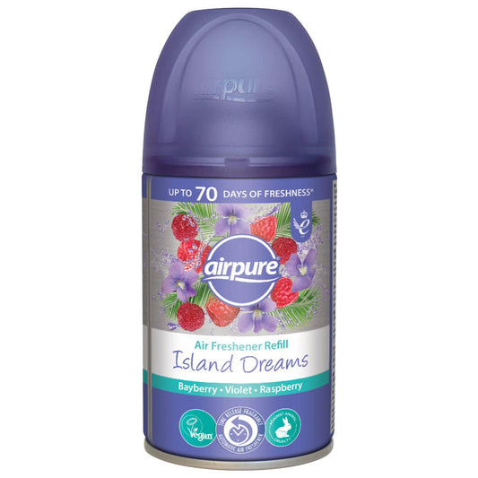 Airpure Air Freshener Refill Home Room Fragrance Spray Island Dreams 250ml