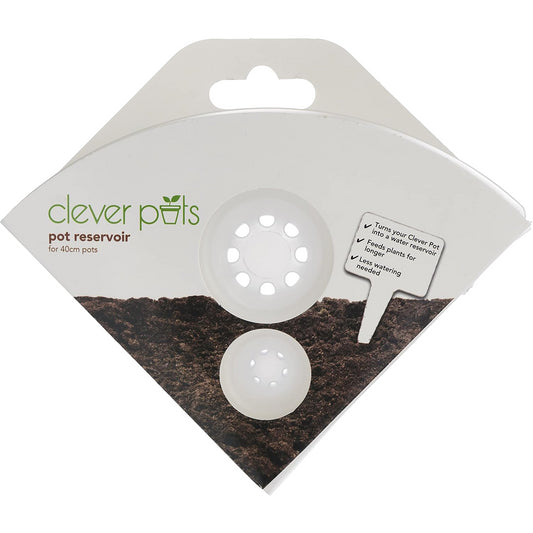 Clever Pots Plant Pot Reservoir Reduces Water Waste 40Cm