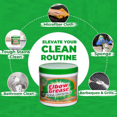 Elbow Grease Soda Crystal Cleaner Powerful Cleaning Surface Appliances 500G