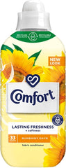 Comfort Fabric Conditioner Long Last Fragrance 33 Washes Sunshiny Days 990ml