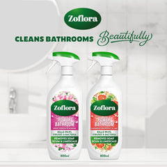 Zoflora Power Bathroom Soap Scum Remover Spray Sweet Freesia & Jasmine 800ml