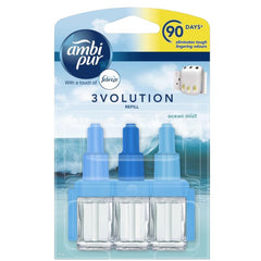Ambi Pur 3Volution Diffuser Refills Home Air Freshener Plug In Ocean Mist 20ml