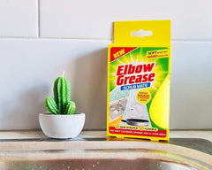 Elbow Grease Scrub Mate Yellow Sponge Non Scratch Tough Stain Cleaner Remover